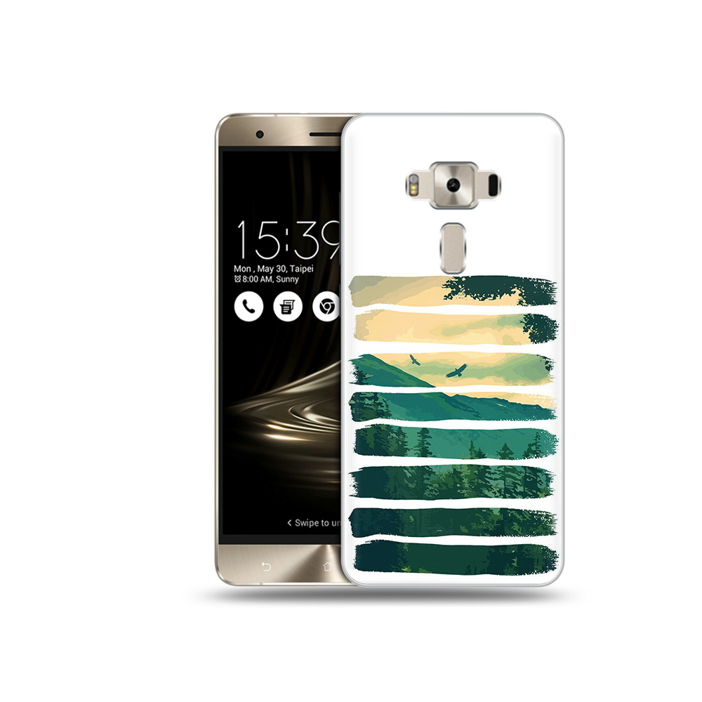 

Чехол MyPads Tocco для Asus ZenFone 3 Лесная чаща, Прозрачный, Tocco