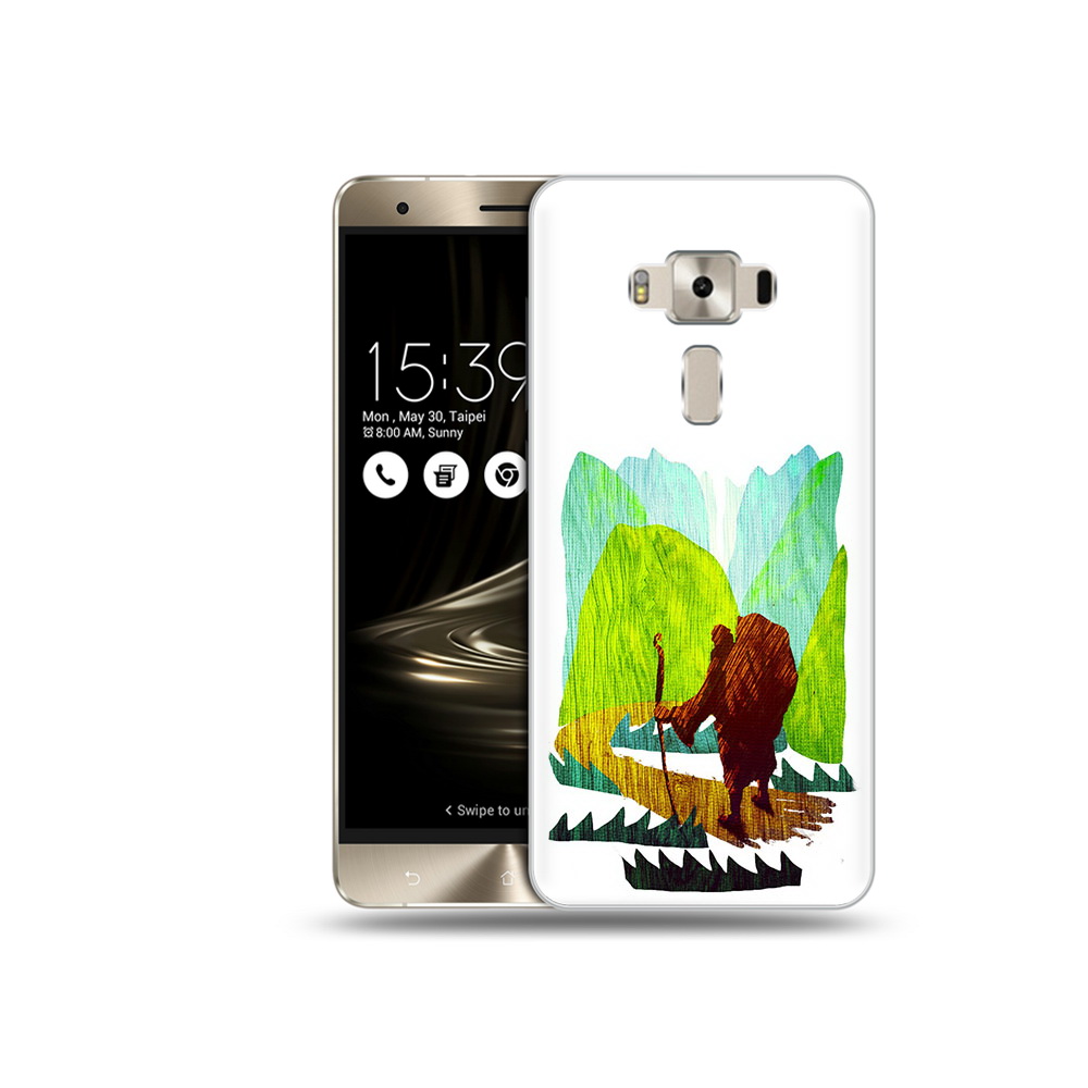 

Чехол MyPads Tocco для Asus ZenFone 3 Лесная тропа, Прозрачный, Tocco