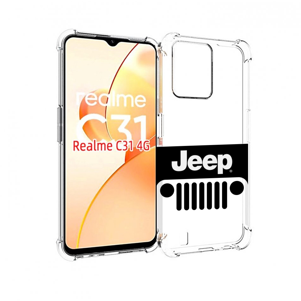 

Чехол MyPads jeep-3 мужской для OPPO Realme C31, Прозрачный, Tocco