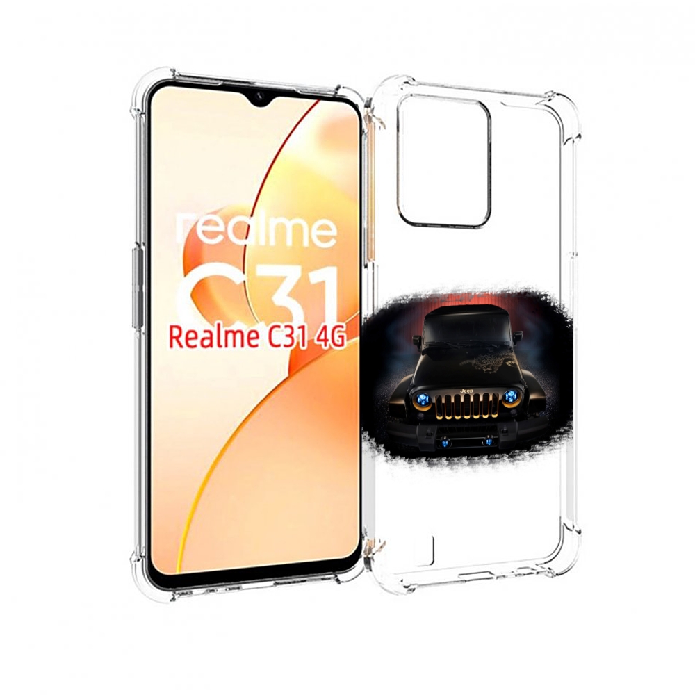 

Чехол MyPads jeep 2 для OPPO Realme C31, Прозрачный, Tocco