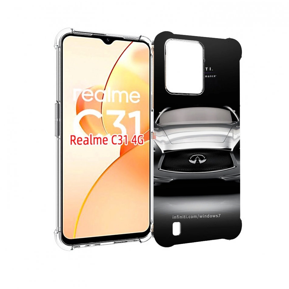 

Чехол MyPads infiniti-1 для OPPO Realme C31, Прозрачный, Tocco