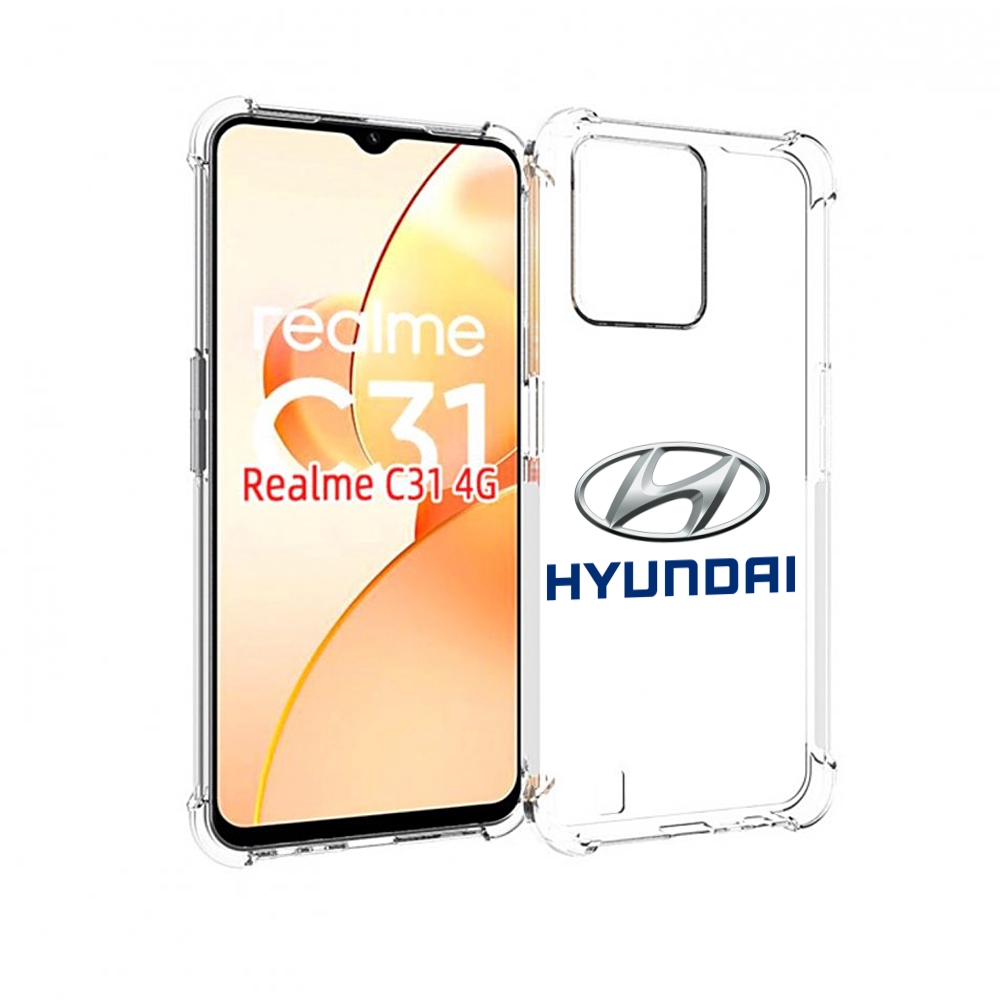 

Чехол MyPads hyundai-4 мужской для OPPO Realme C31, Прозрачный, Tocco