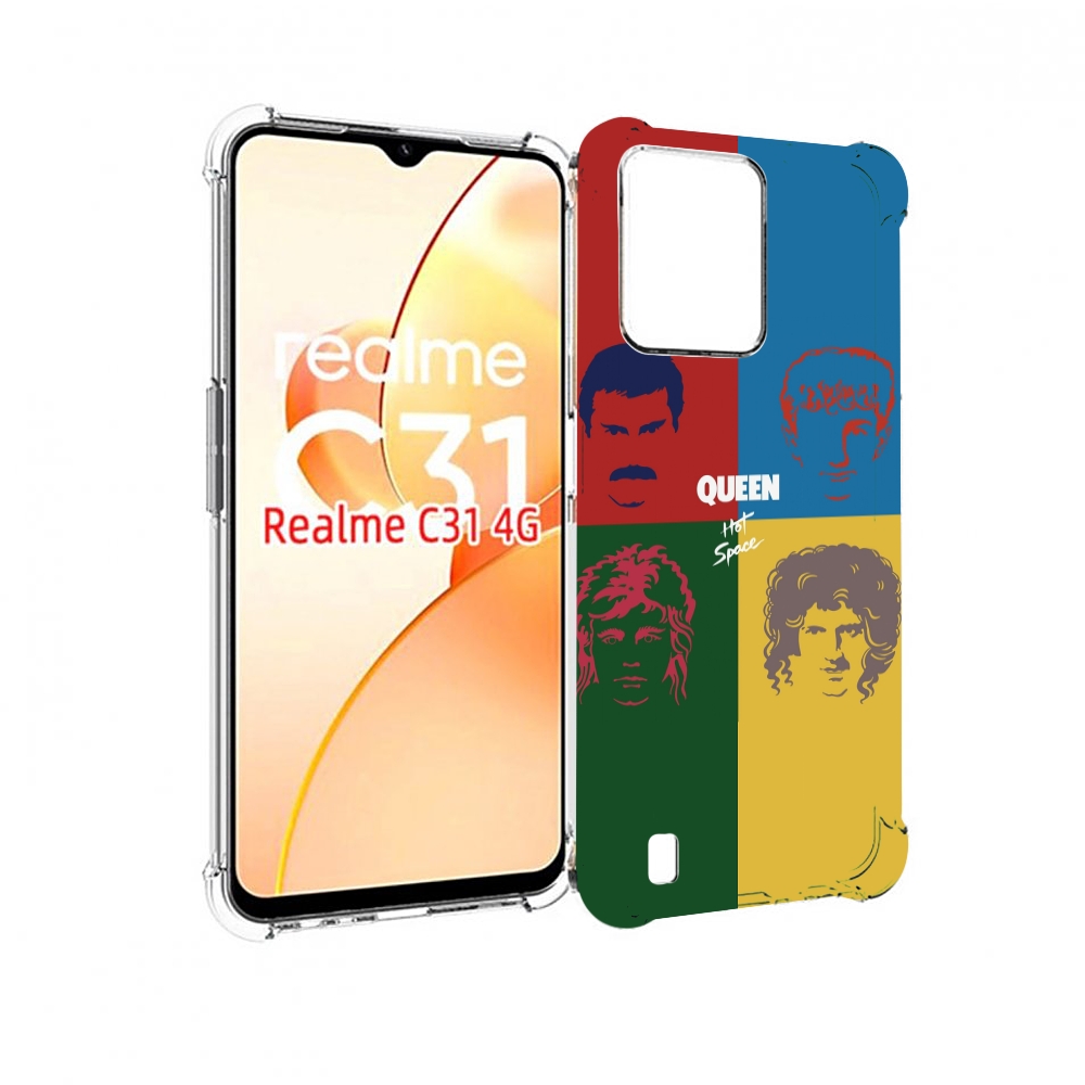 

Чехол MyPads hot space queen альбом для OPPO Realme C31, Прозрачный, Tocco