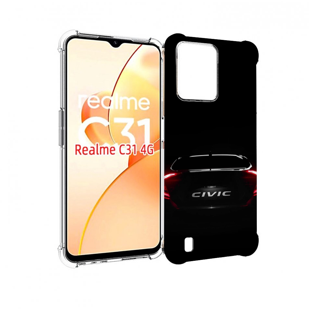 

Чехол MyPads honda 2 для OPPO Realme C31, Прозрачный, Tocco