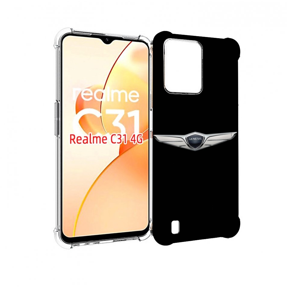 

Чехол MyPads genesis-1 мужской для OPPO Realme C31, Прозрачный, Tocco
