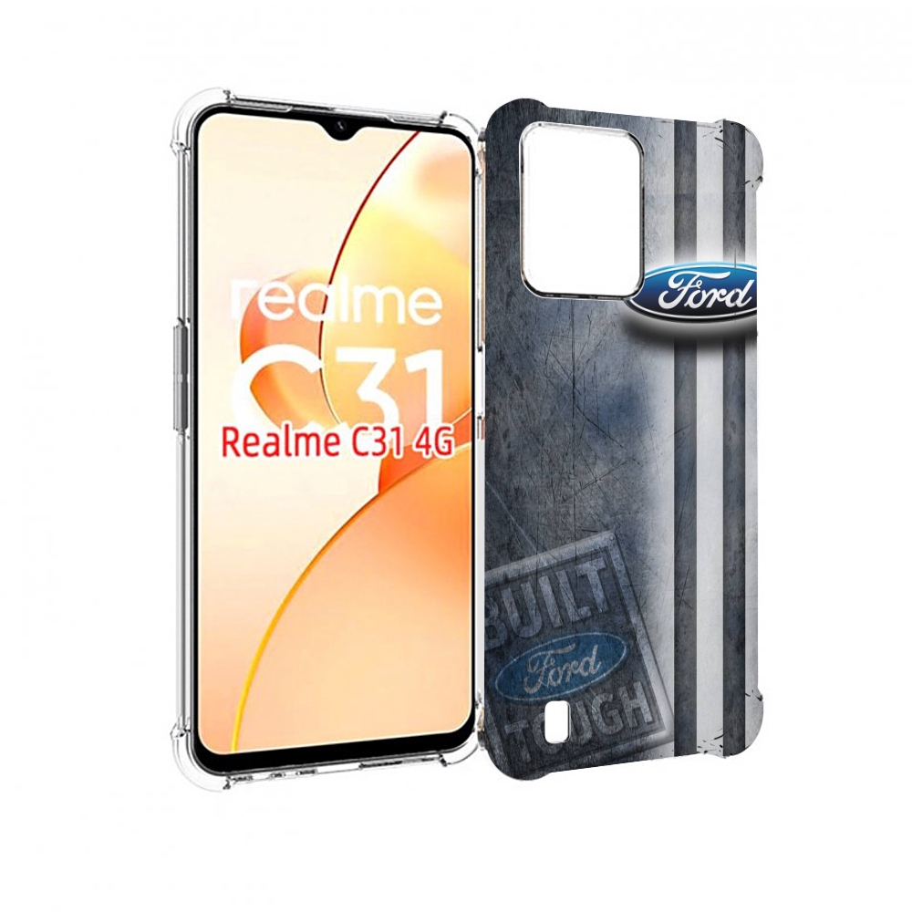

Чехол MyPads ford 2 для OPPO Realme C31, Прозрачный, Tocco