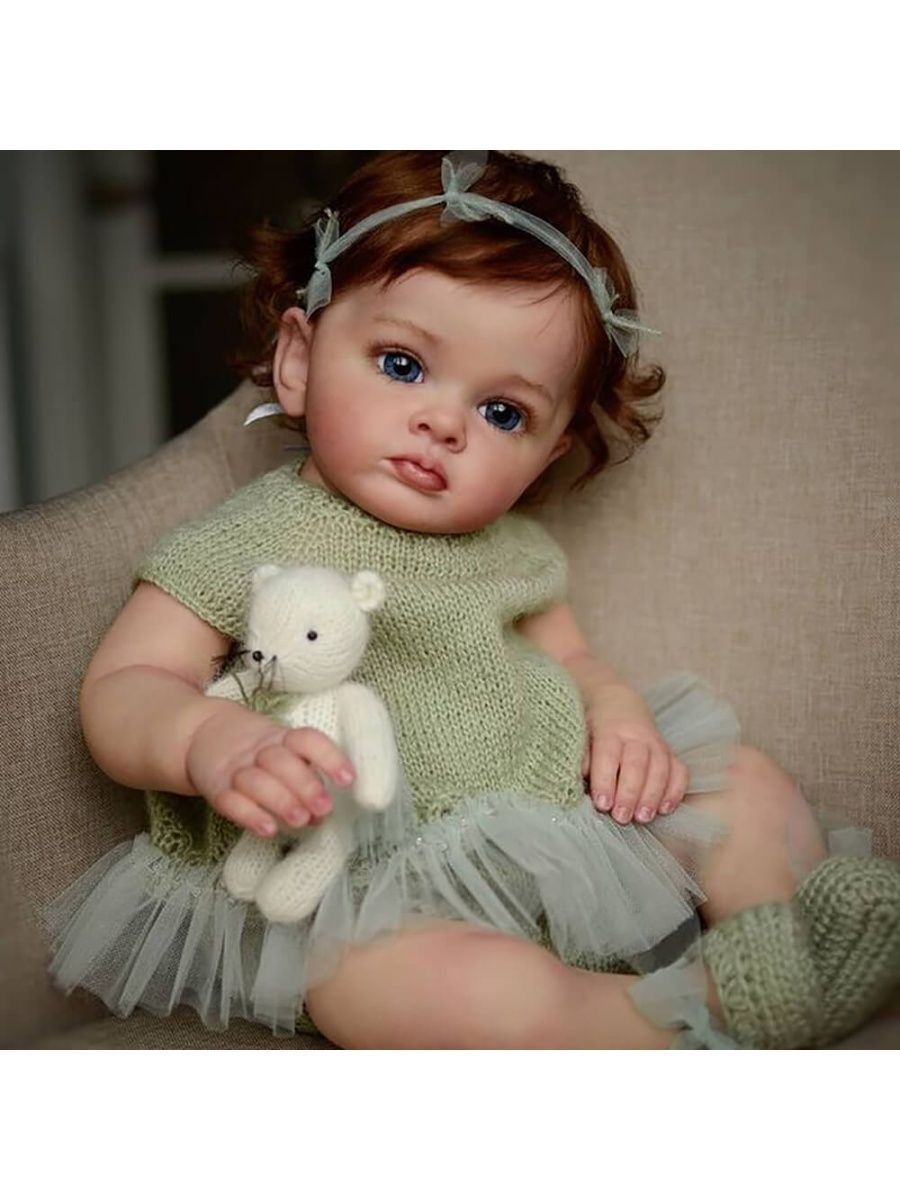 Мягконабивная кукла Реборн девочка Алиса, 60 см