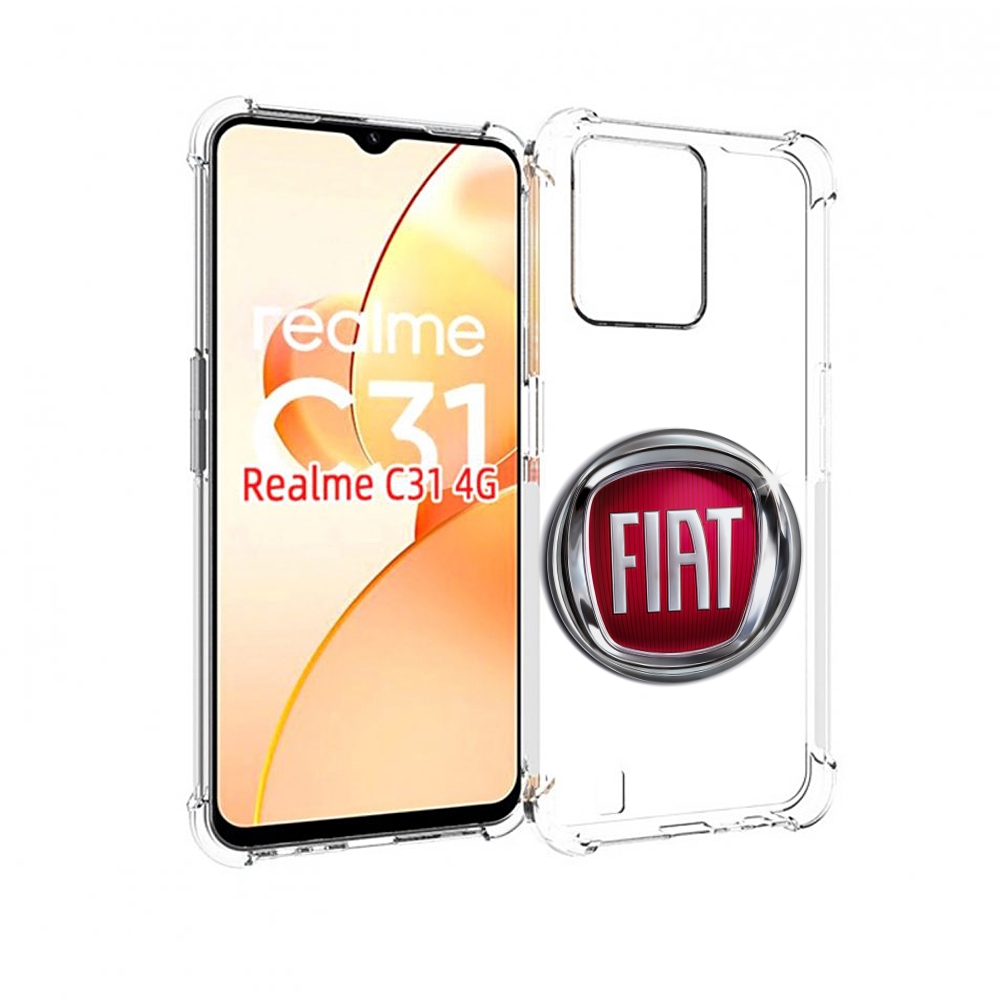 

Чехол MyPads fiat мужской для OPPO Realme C31, Прозрачный, Tocco
