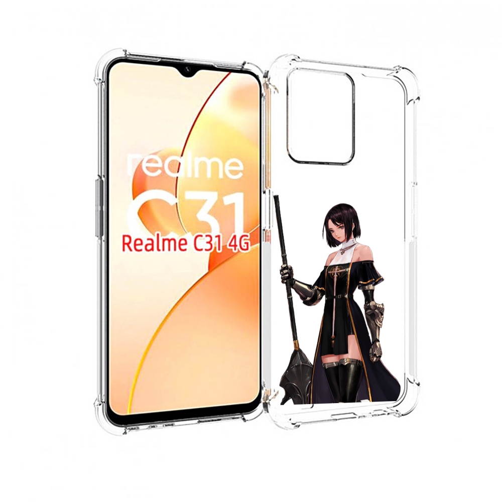 

Чехол MyPads dungeon-fighter для OPPO Realme C31, Прозрачный, Tocco