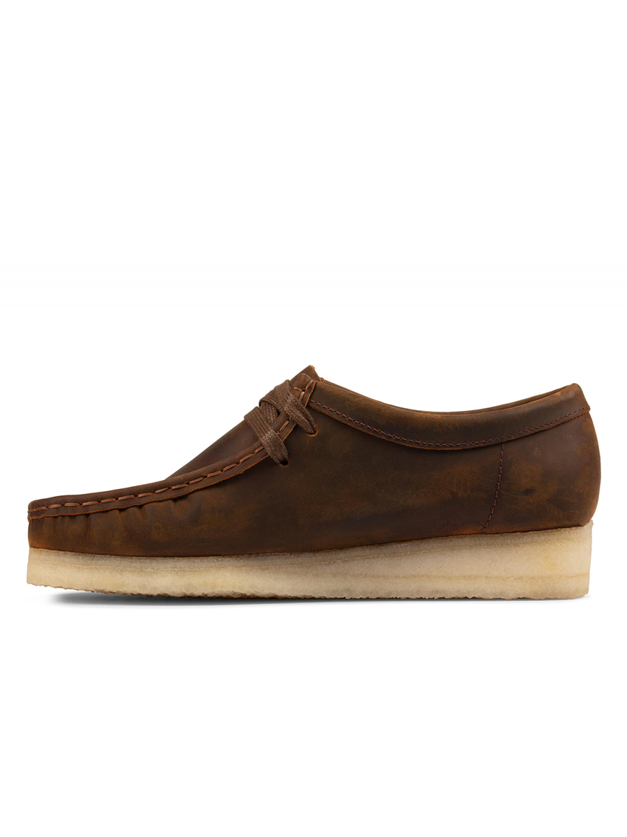 

Полуботинки женские Clarks Wallabee. 26155544 коричневые 37 EU, Wallabee. 26155544