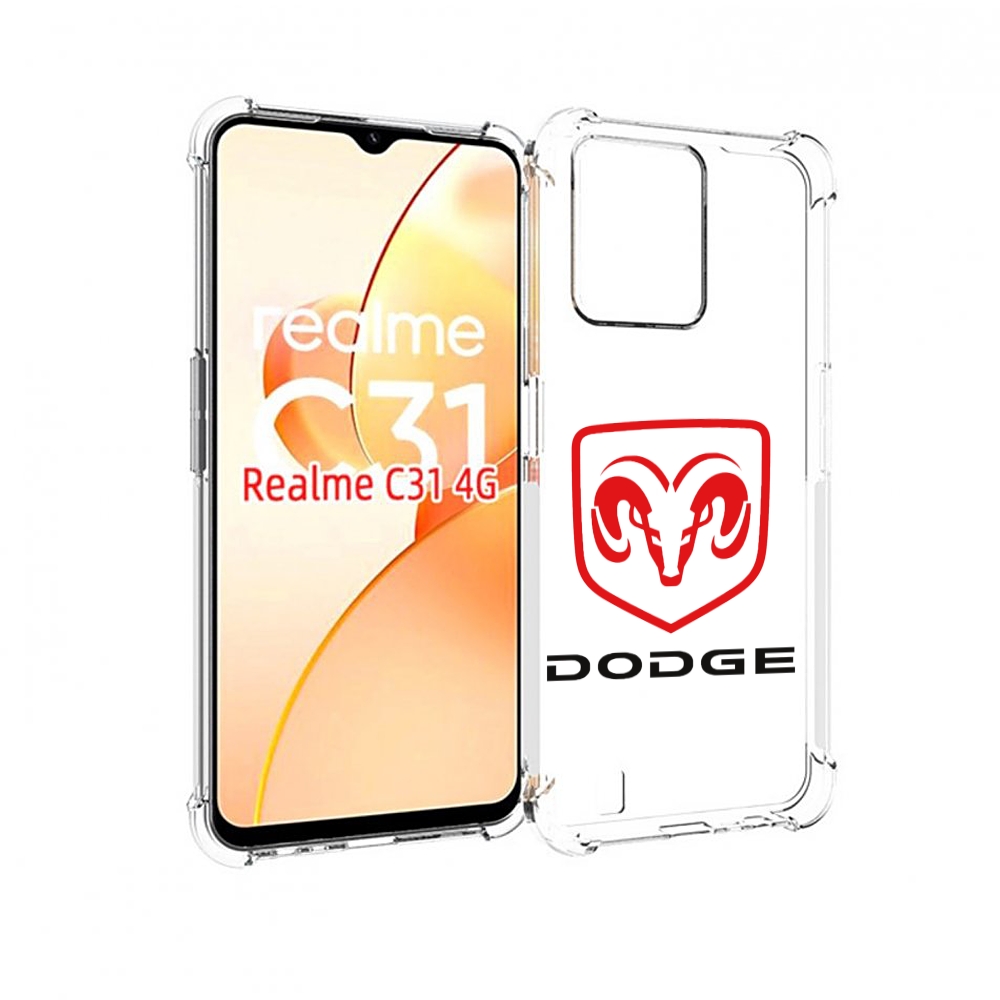 

Чехол MyPads dodge-2 мужской для OPPO Realme C31, Прозрачный, Tocco