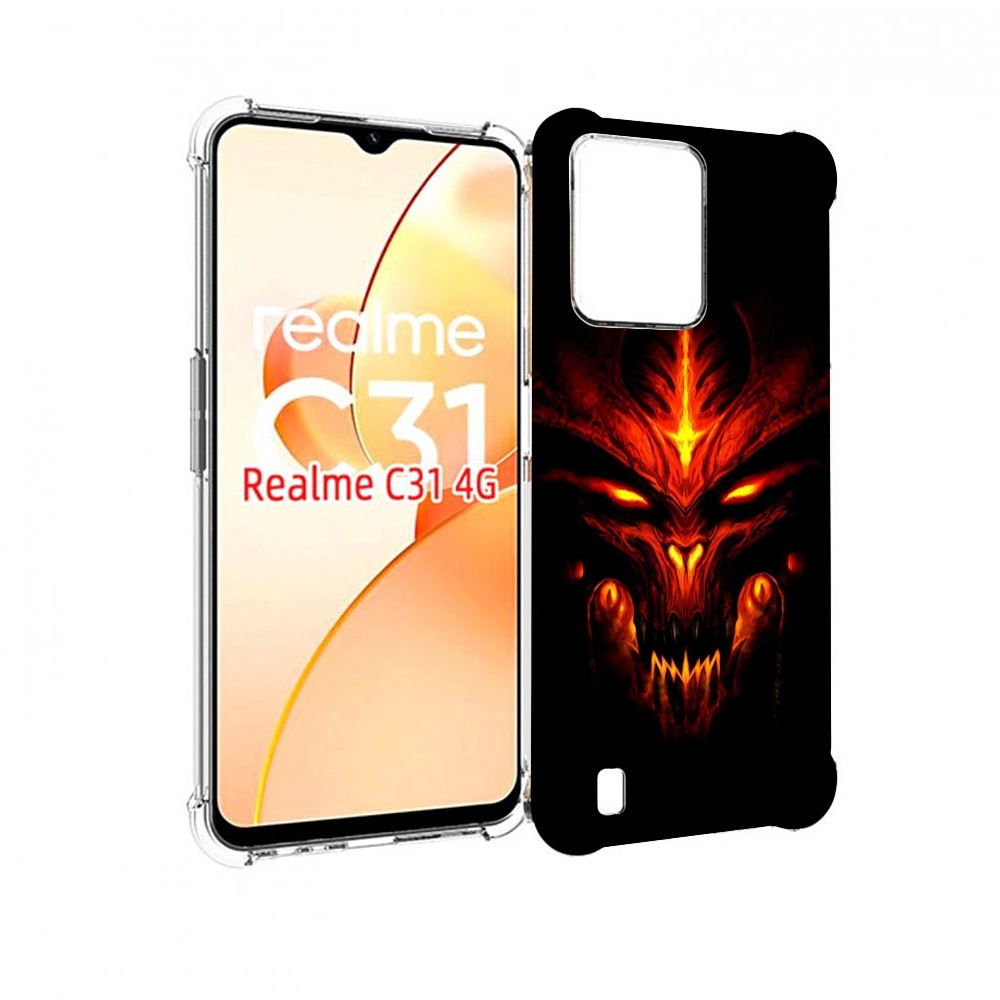 

Чехол MyPads diablo-3 для OPPO Realme C31, Прозрачный, Tocco