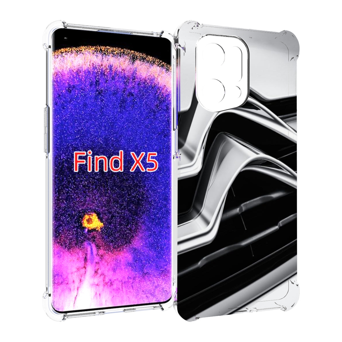 

Чехол MyPads citroen мужской для Oppo Find X5, Прозрачный, Tocco