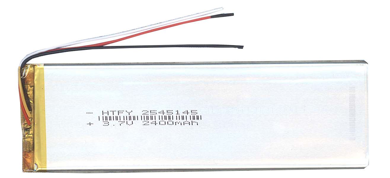 фото Аккумулятор oem li-pol 2.5*45*145мм 3pin 3.7v/2400mah