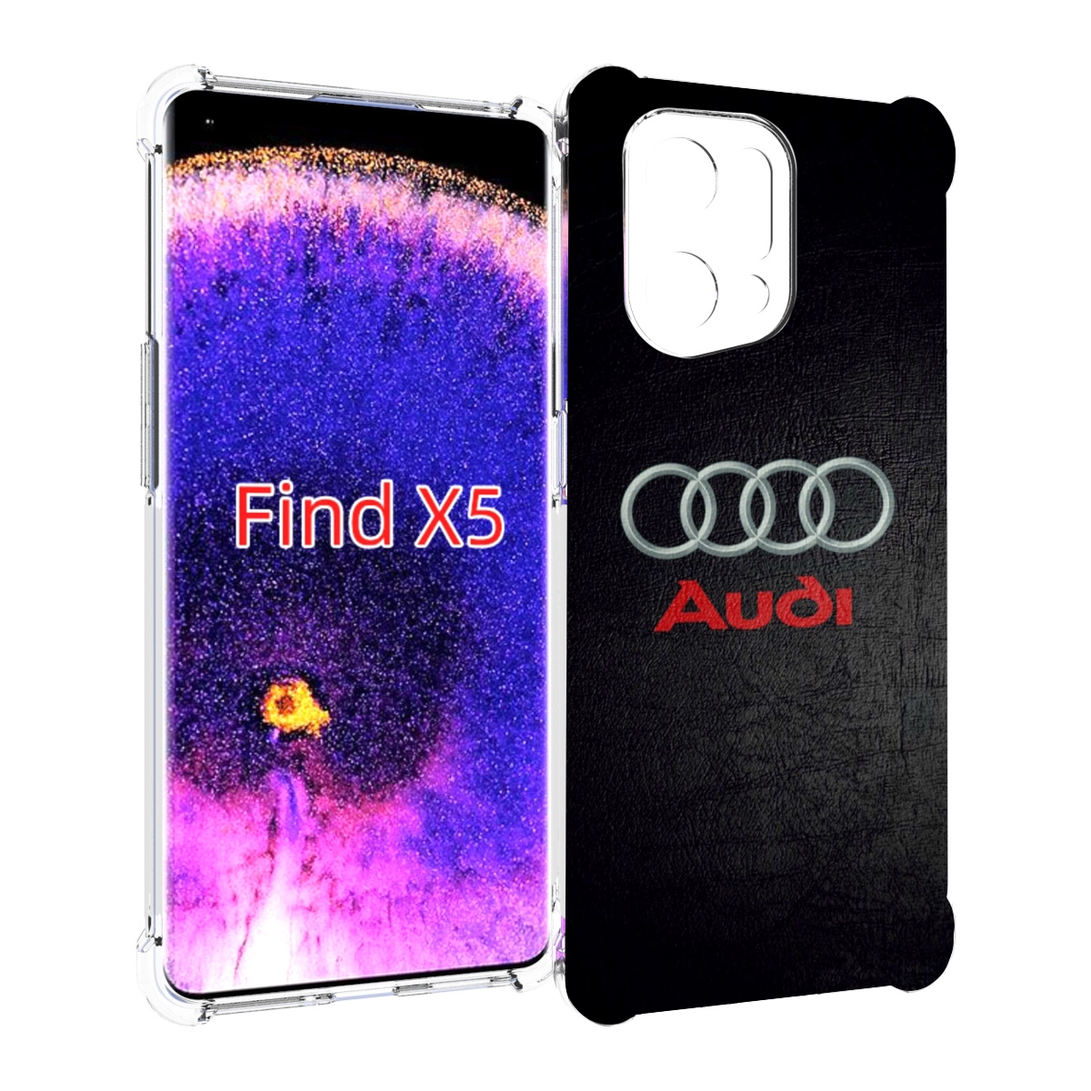 

Чехол MyPads audi 6 мужской для Oppo Find X5, Прозрачный, Tocco