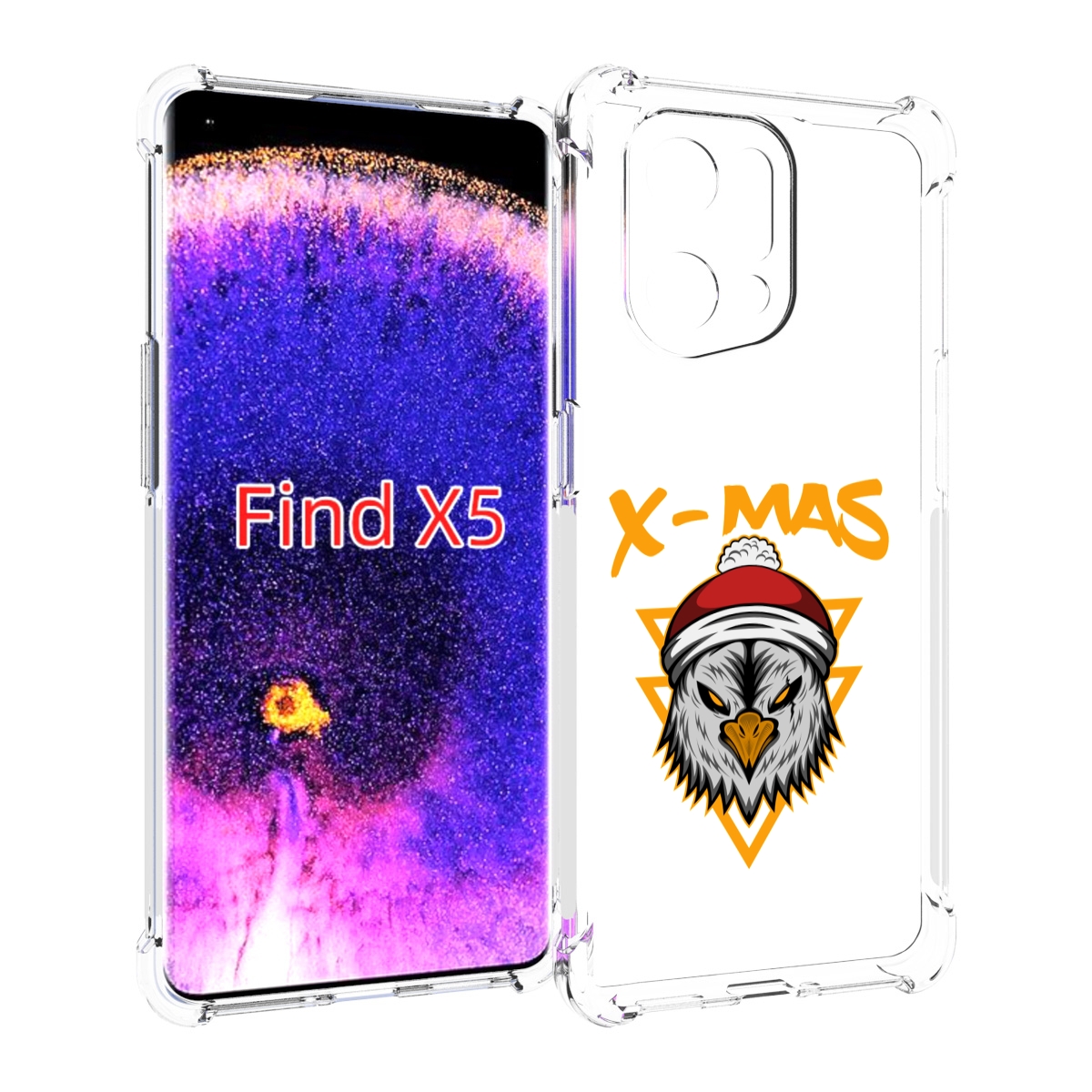 

Чехол MyPads Xmax для Oppo Find X5, Прозрачный, Tocco