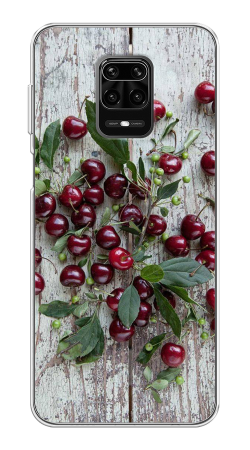 

Чехол на Xiaomi Redmi Note 9S/Note 9 Pro "Вишня", Бордовый;зеленый;серый, 37950-1