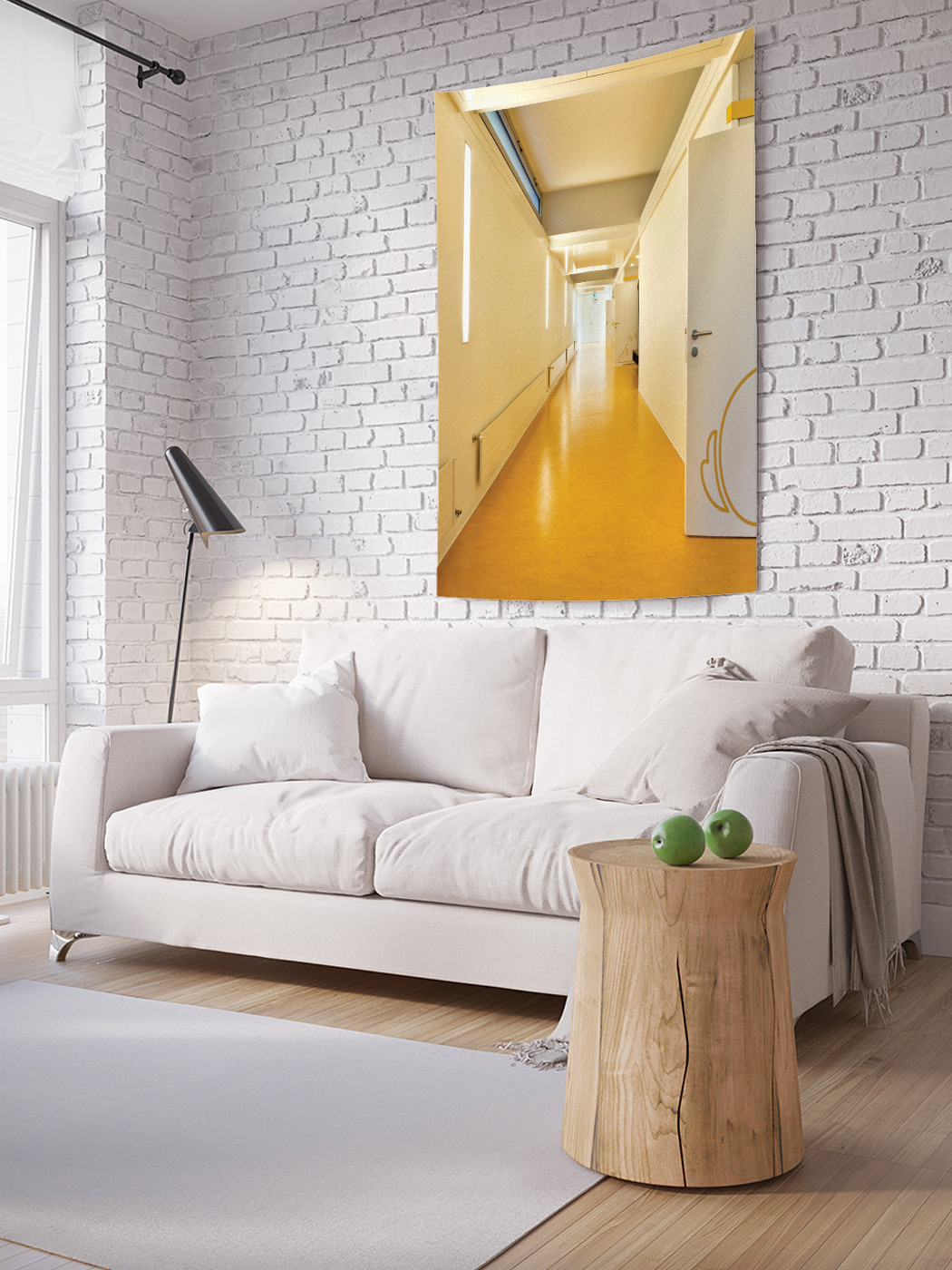 

Вертикальное фотопанно на стену JoyArty Светлый коридор 100x150 см, Светлый коридор
