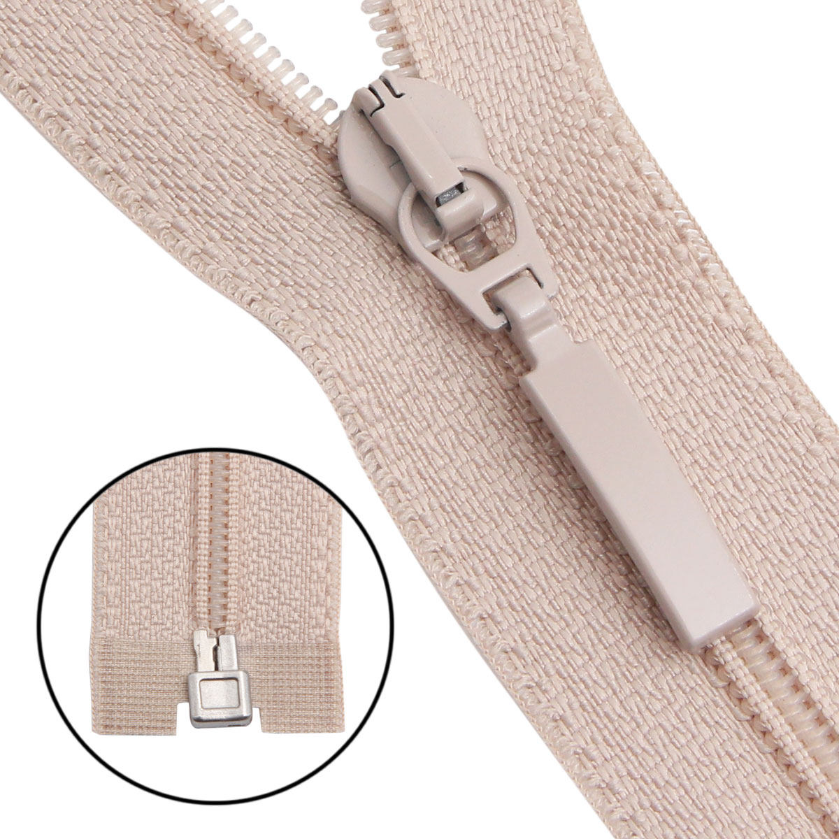 

Молния "витая" Т6, 40см (SB60M-483) Arta-F (572 светло-бежевый), 5 шт, 25340