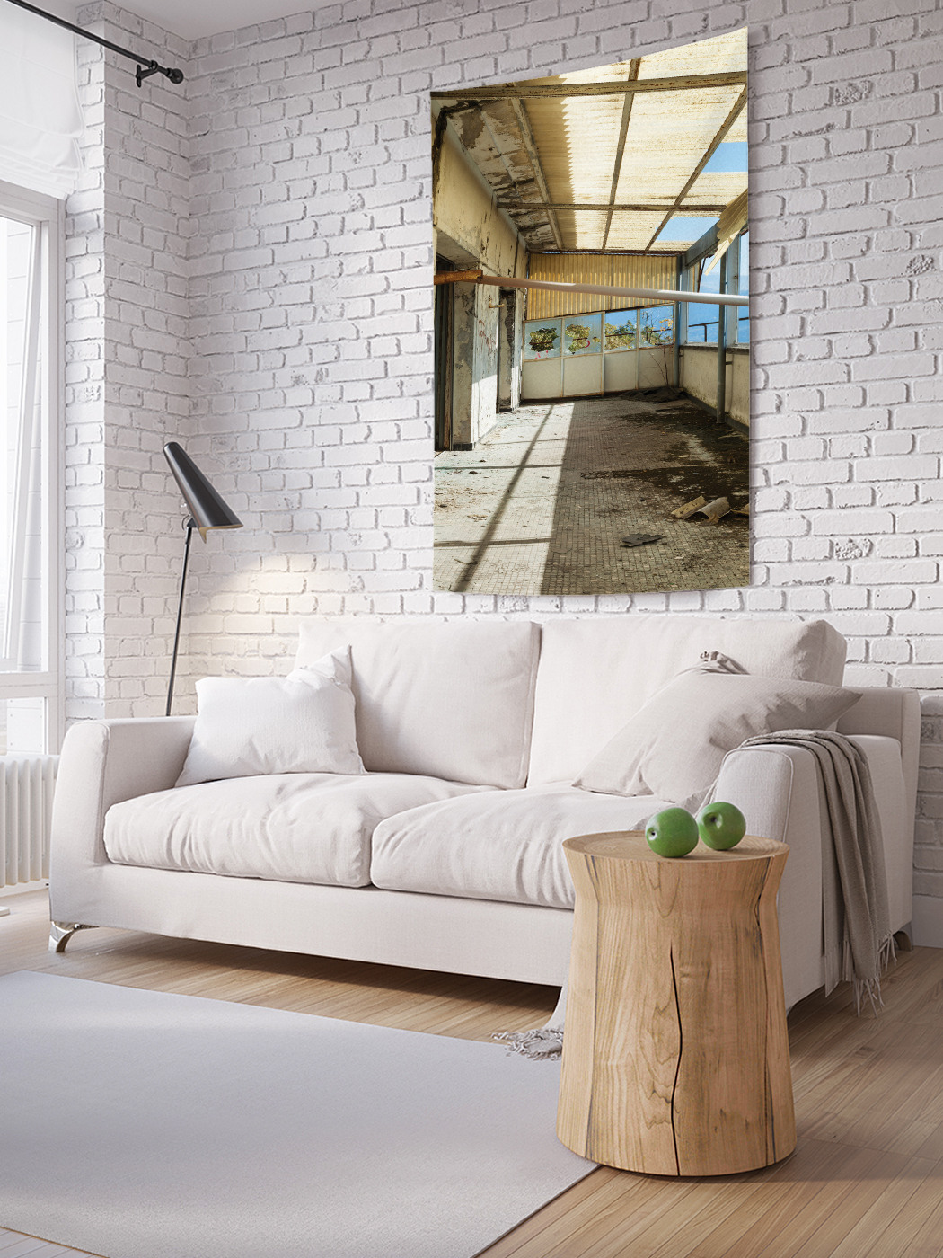 

Вертикальное фотопанно на стену JoyArty Старая терраса 100x150 см, Старая терраса