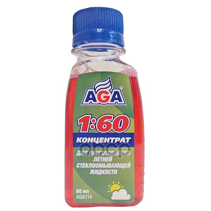 Концентрат для приготовления летней стеклоомывающей жидкости AGA AGA114