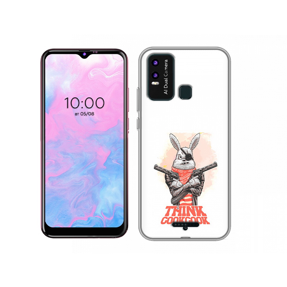 Чехол MyPads Tocco для BQ 6630L кролик пират