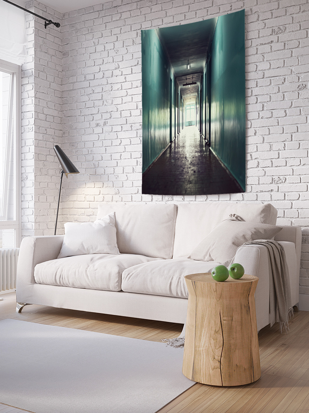 

Вертикальное фотопанно на стену JoyArty Длинный коридор 100x150 см, Длинный коридор