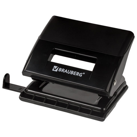 

Дырокол Brauberg Black Jack, до 20 листов, черный (227796), 12шт.