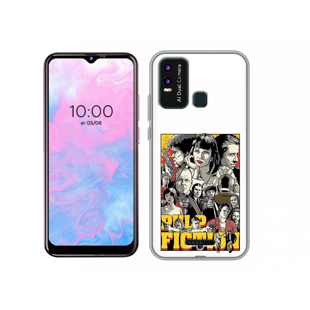 Чехол MyPads Tocco для BQ 6630L комикс картинка