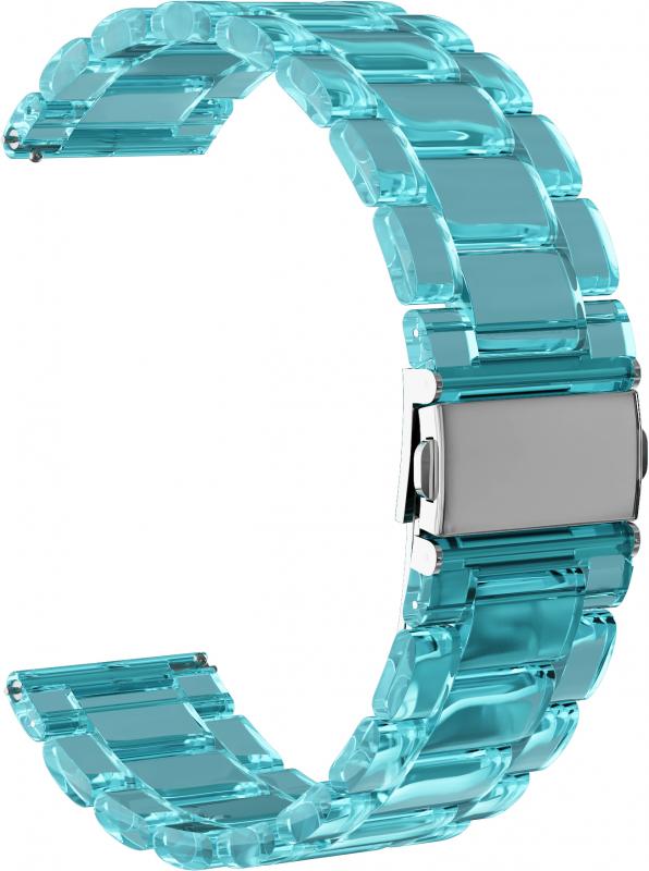 

Ремешок акриловый Adamantine 22 для Garmin Instinct (Голубой)