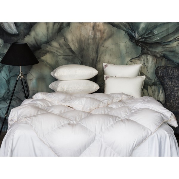 

Одеяло Queen Down Grass теплое пуховое с бортиком 260х240, Белый, 62142