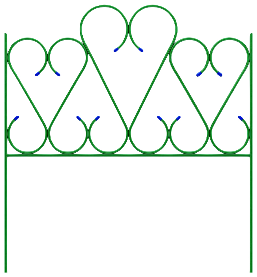 Заборчик садово-парковый, 1,0х0,85 м 65044