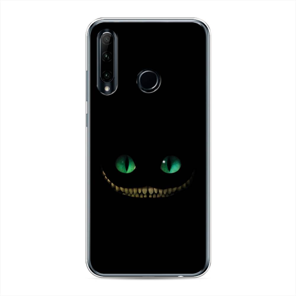 

Чехол Awog на Honor 20 Lite 2019 "Зеленоглазый чеширский кот", Черный, 68950-10