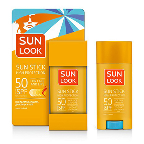 Стик солнцезащитный Sun Look SPF 50 для лица и рук 15 г