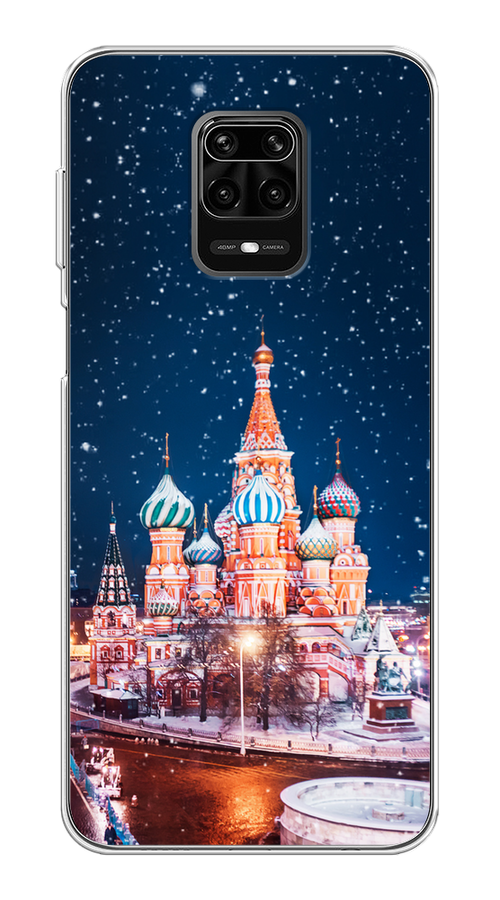 

Чехол на Xiaomi Redmi Note 9S/Note 9 Pro "Москва 1", Коричневый;синий;белый, 37950-1