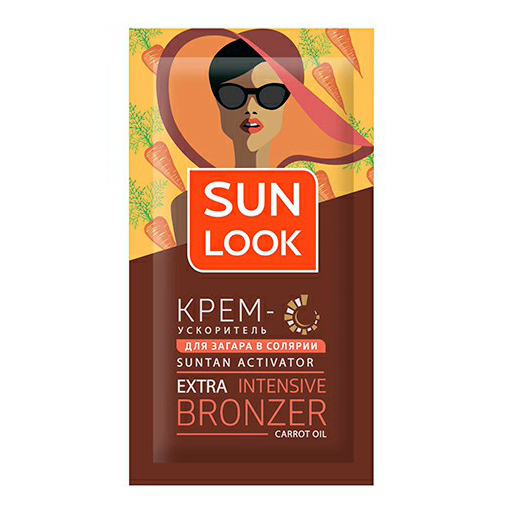 

Крем для загара в солярии Sun Look Carrot oil 15 мл