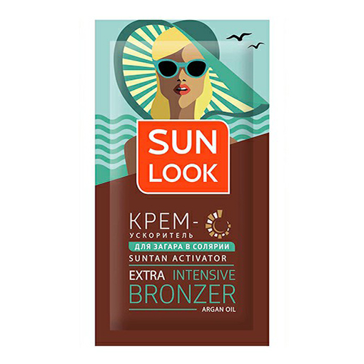

Крем для загара в солярии Sun Look Argan oil 15 мл