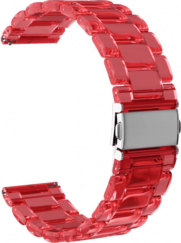 

Ремешок акриловый Adamantine 22 для Amazfit Stratos 2 (Красный)