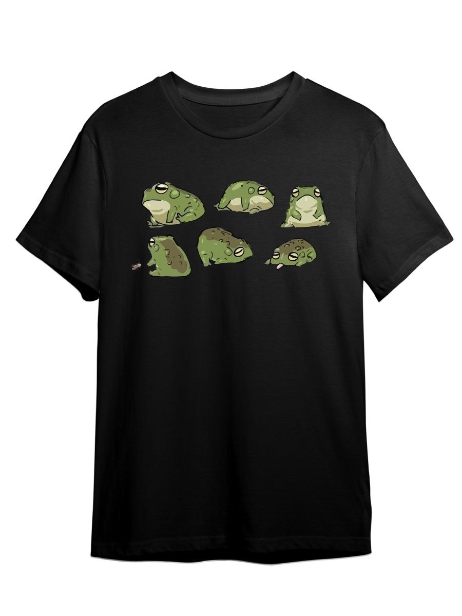 

Футболка унисекс СувенирShop Жаба/Лягушка/Frog 4 черная M, Черный, "Жаба/Лягушка/Frog" 4