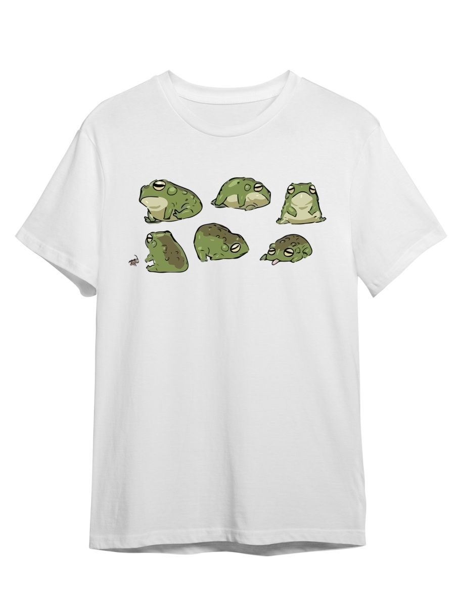 

Футболка унисекс СувенирShop Жаба/Лягушка/Frog 4 белая S, Белый, "Жаба/Лягушка/Frog" 4