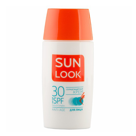 Крем солнцезащитный Sun Look Anti-age SPF-30 50 мл farm stay гиалуроновый солнцезащитный крем с уф защитой 70 г 3 варианта