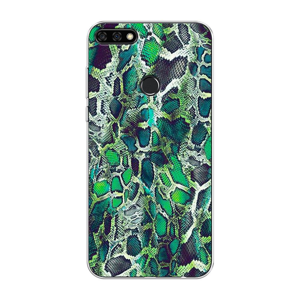 фото Чехол awog "зеленая кожа змеи" для huawei nova 2 lite