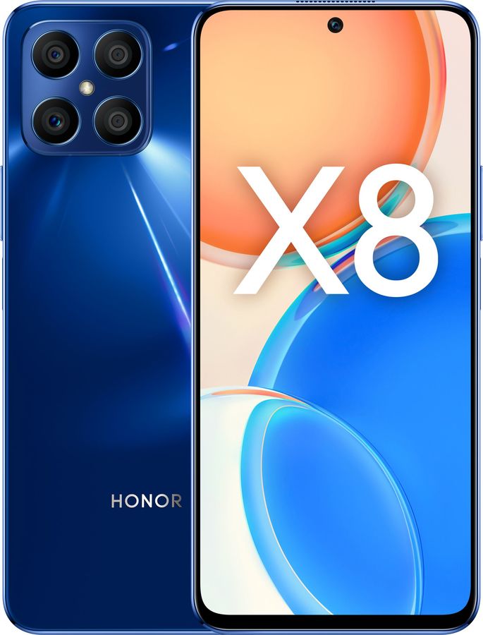 Смартфон HONOR X8 6/128 ГБ, синий