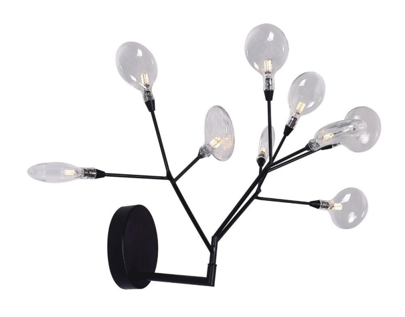 

Бра Crystal Lux Evita AP9 BLack/Transparent, Evita