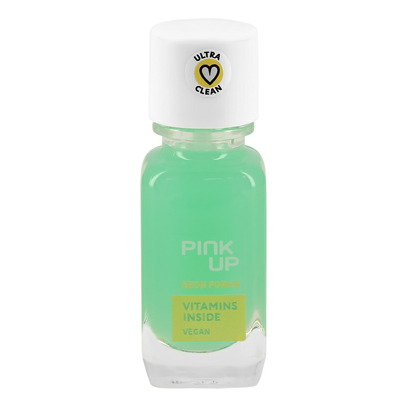 

Средство для ухода за ногтями Pink Up Neon Power питательное с экстрактом киви 11 мл
