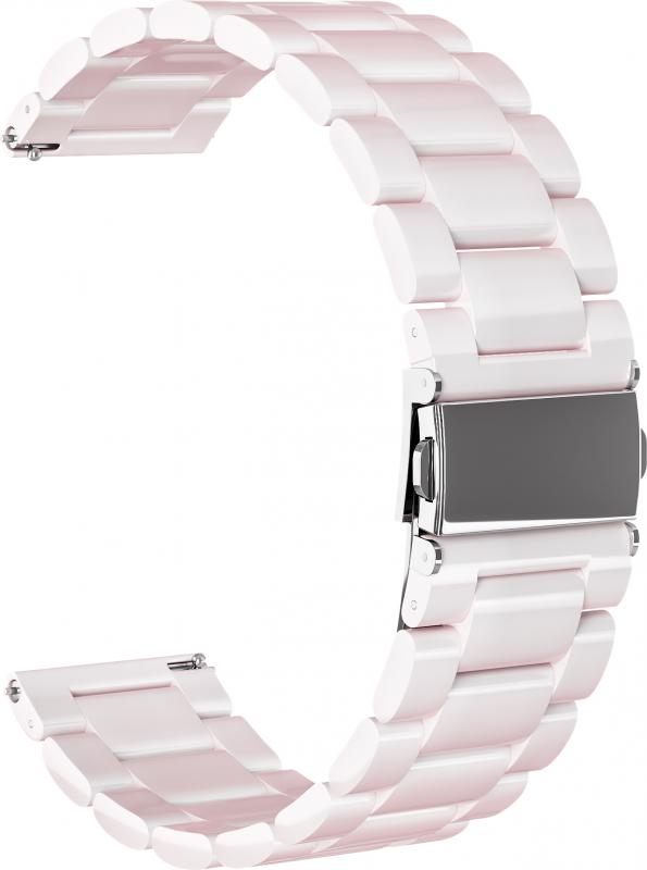 

Ремешок акриловый Adamantine 22 для Amazfit GTR Lite 47мм (Светло-розовый)
