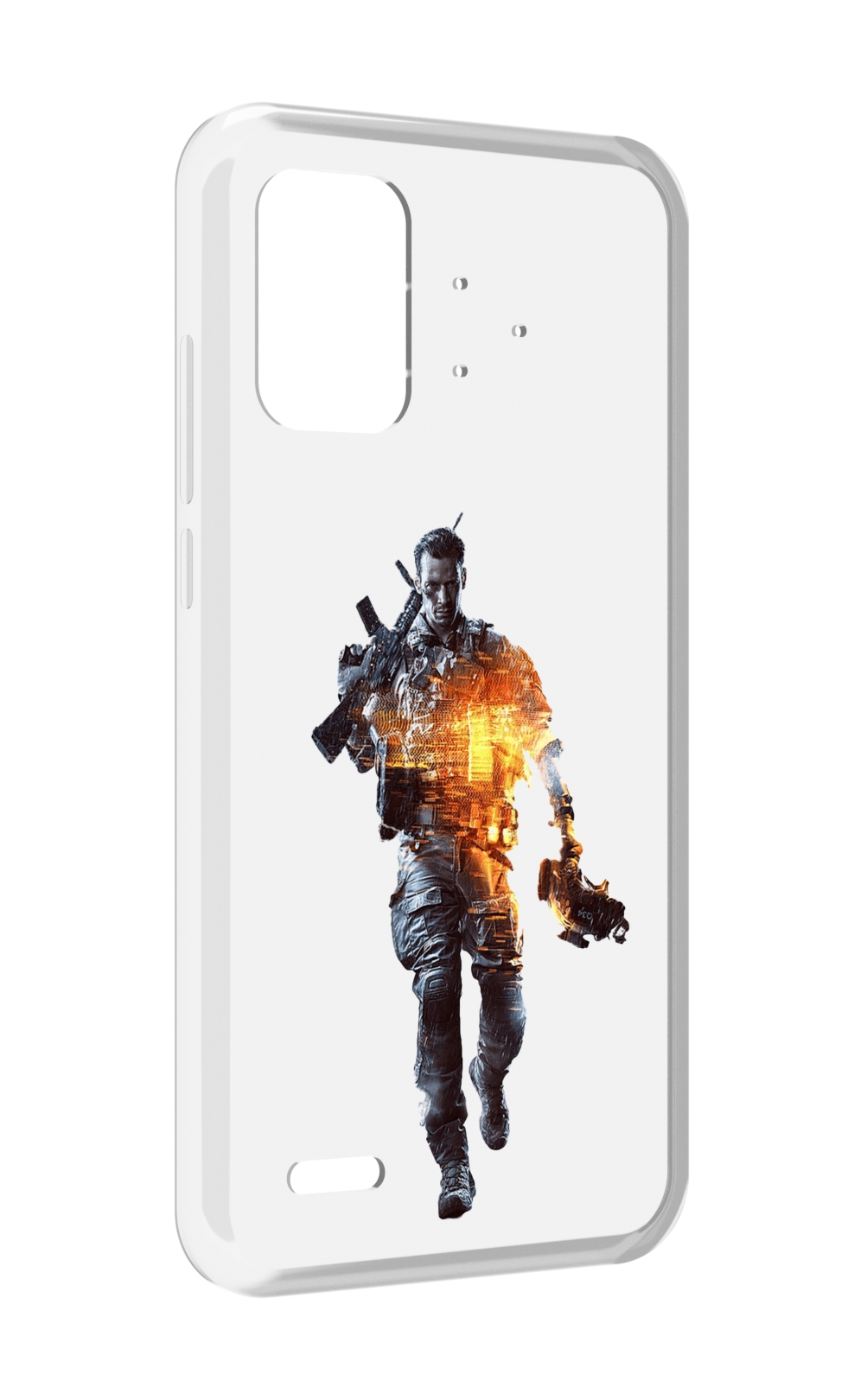 

Чехол MyPads Battlefield-4 мужской для UMIDIGI Bison Pro, Прозрачный, Tocco