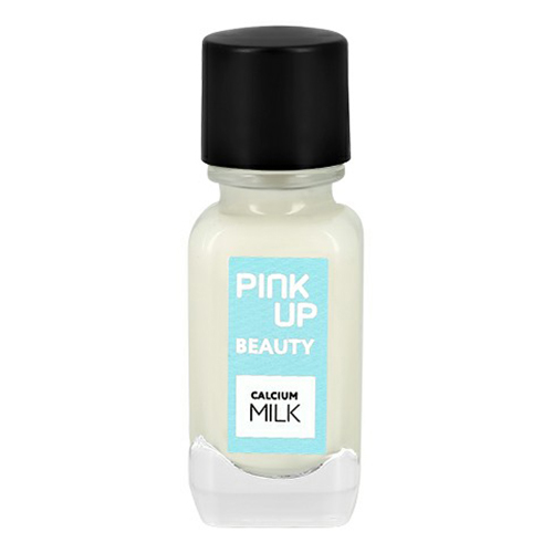 фото Средство для защиты и укрепления ногтей pink up beauty calcium milk восстанавливающее 11мл