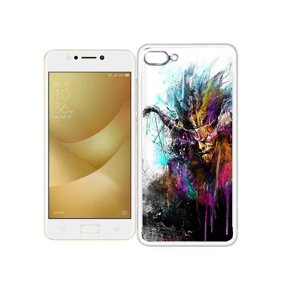 

Чехол MyPads Tocco для Asus ZenFone 4 Max яркий дьявол, Прозрачный, Tocco