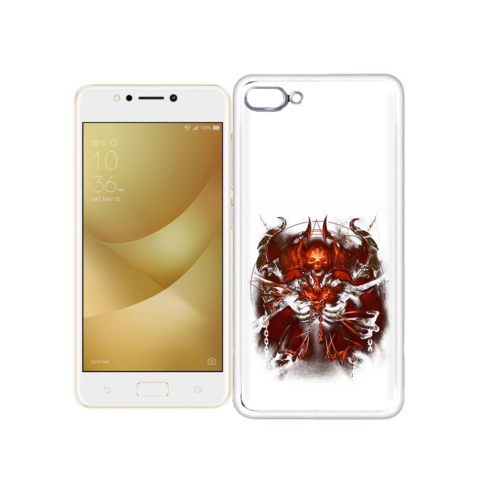 Чехол MyPads Tocco для Asus ZenFone 4 Max яркий демон